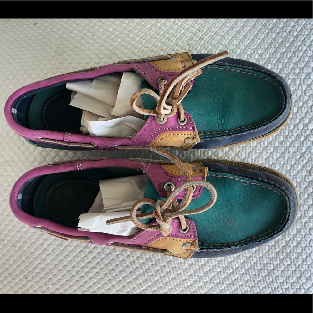 Vintage Suede Sebago Docksides 7.5